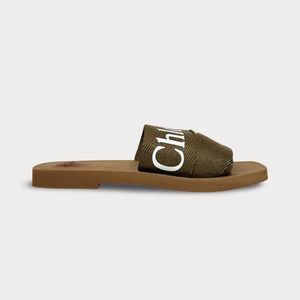 Chloe Olive Slide Sandals